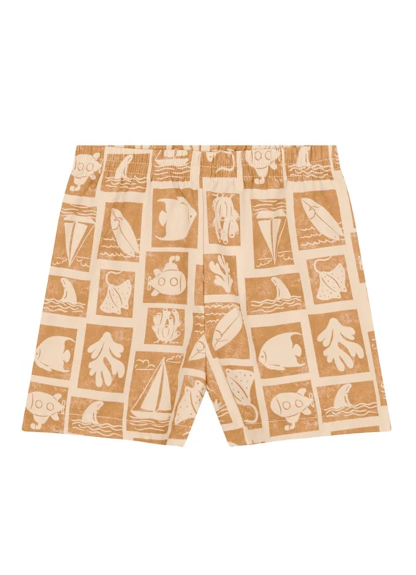 Brandili - Conjunto Infantil Menino Praiano Marrom 3