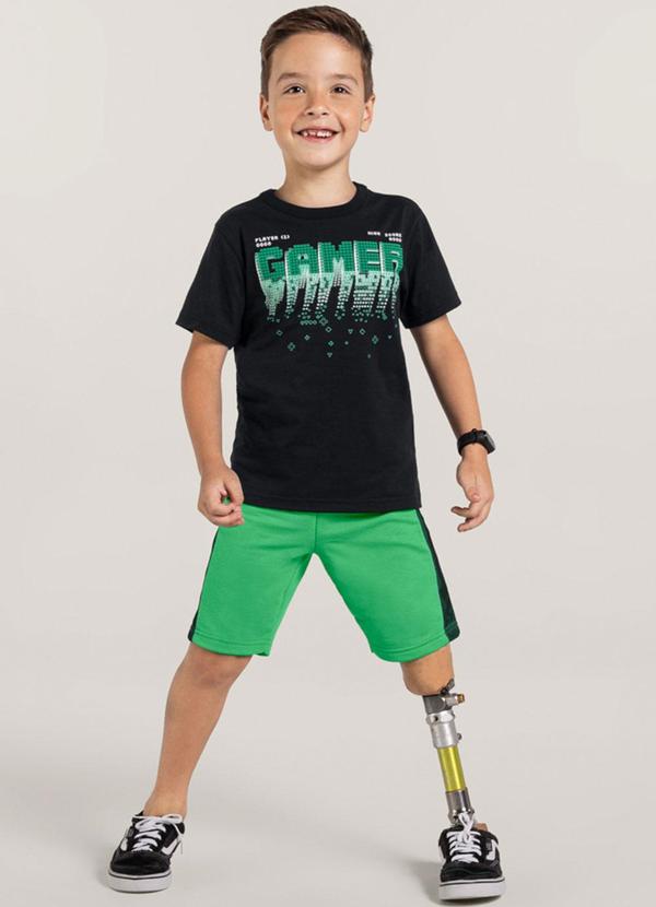 Brandili - Conjunto Infantil Menino Preto