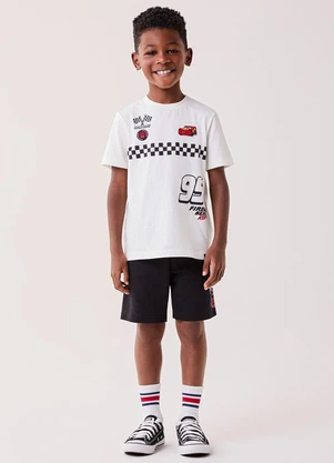 Bimbi - Conjunto Infantil Menino Racing Series Rosa - BIMBI
