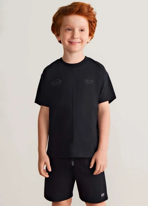 Colorittá - Conjunto Infantil Menino Recorte Frontal Preto - COLORITTÁ