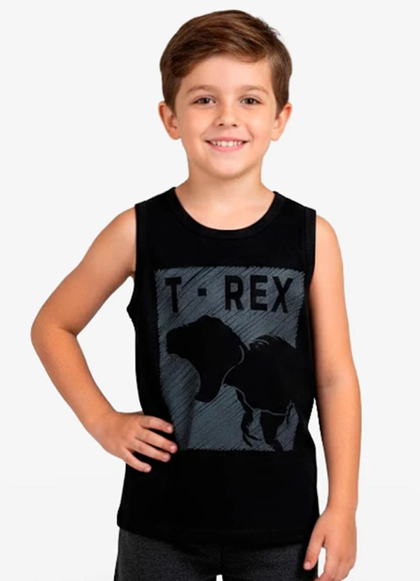 Select - Conjunto Infantil Menino Regata e Bermuda Preto 3