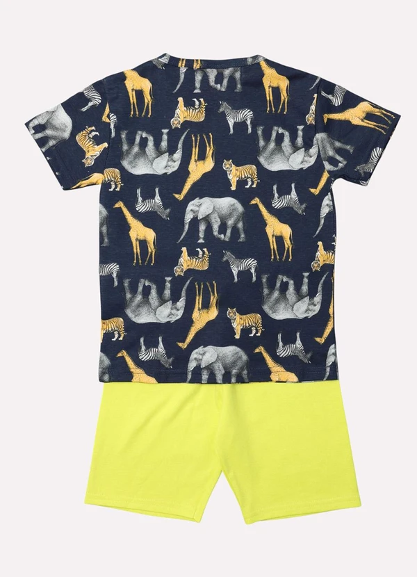Kyly - Conjunto Infantil Menino Safari Azul 3
