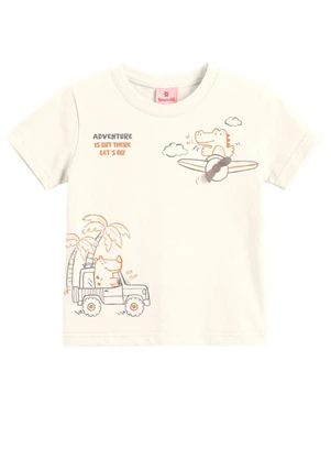 Brandili - Conjunto Infantil Menino Safari Bege - BRANDILI