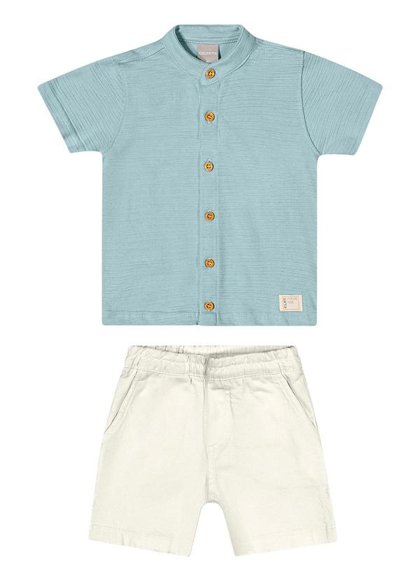 Colorittá - Conjunto Infantil Menino Sarja Colorittá Azul