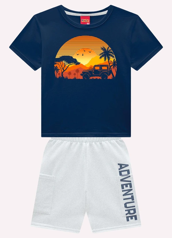 Kyly - Conjunto Infantil Menino Selva Azul