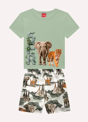 Kyly - Conjunto Infantil Menino Selva Verde - KYLY