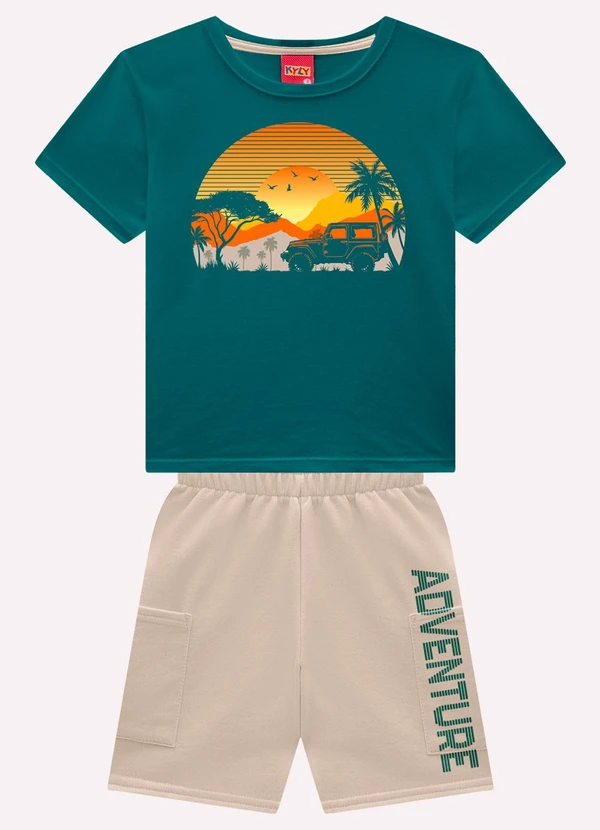 Kyly - Conjunto Infantil Menino Selva Verde