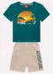 Kyly - Conjunto Infantil Menino Selva Verde - variação: Verde