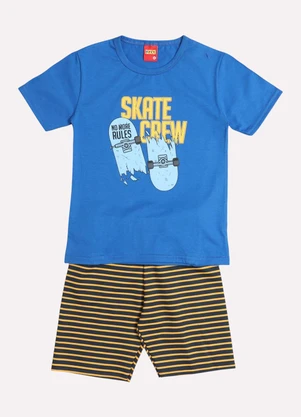 Kyly - Conjunto Infantil Menino Skate Azul - KYLY