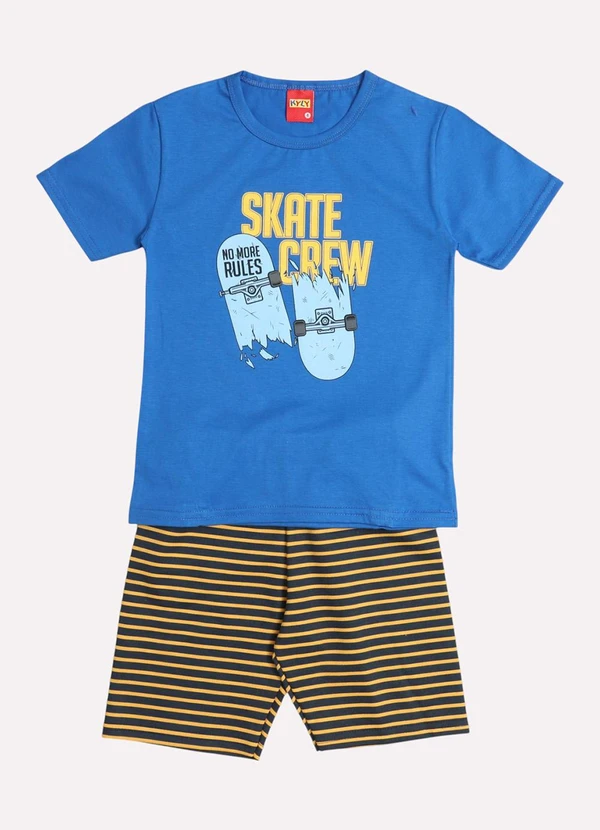 Kyly - Conjunto Infantil Menino Skate Azul 2