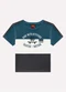 Kyly - Conjunto Infantil Menino Skate Preto - variação: Azul