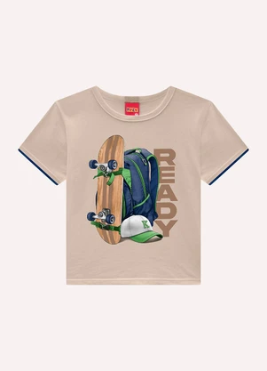 Kyly - Conjunto Infantil Menino Skate Bege - KYLY