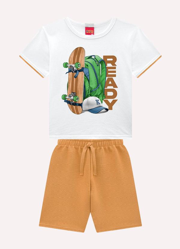 Kyly - Conjunto Infantil Menino Skate Branco 2