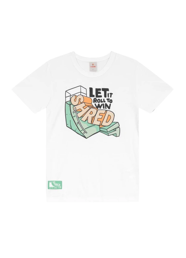 Brandili - Conjunto Infantil Menino Skate em Gel Branco 2