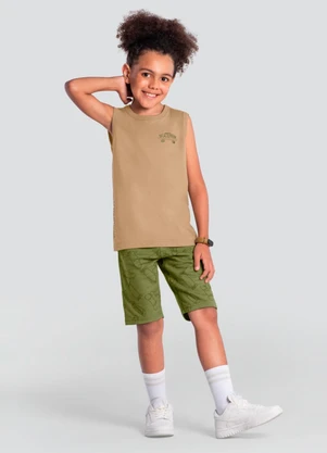 Brandili - Conjunto Infantil Menino Skate Marrom - BRANDILI