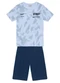 Brandili - Conjunto Infantil Menino Skatista Bege - variação: Azul