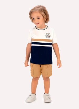Conjunto Infantil Menino Submarino Milon (Bege) - MILON