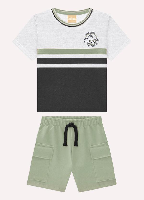 Milon - Conjunto Infantil Menino Submarino Cinza 1