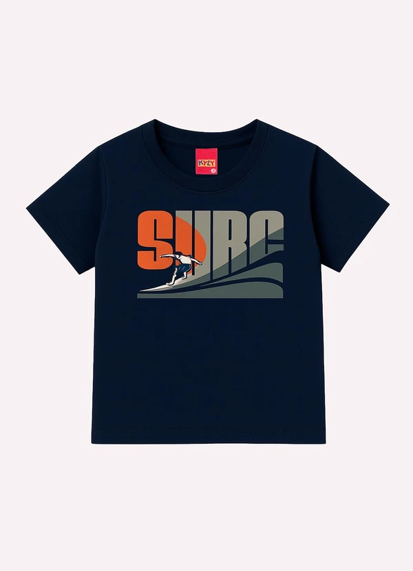 Kyly - Conjunto Infantil Menino Surf Azul Marinho 2