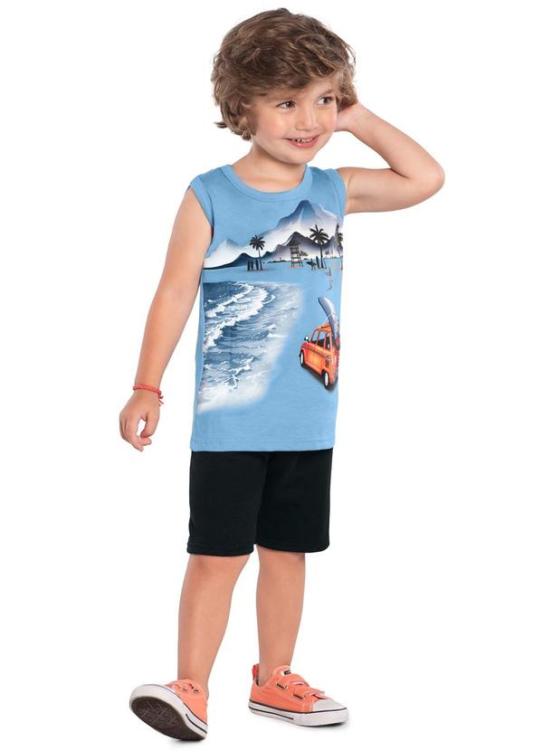 Kyly - Conjunto Infantil Menino Surf Azul