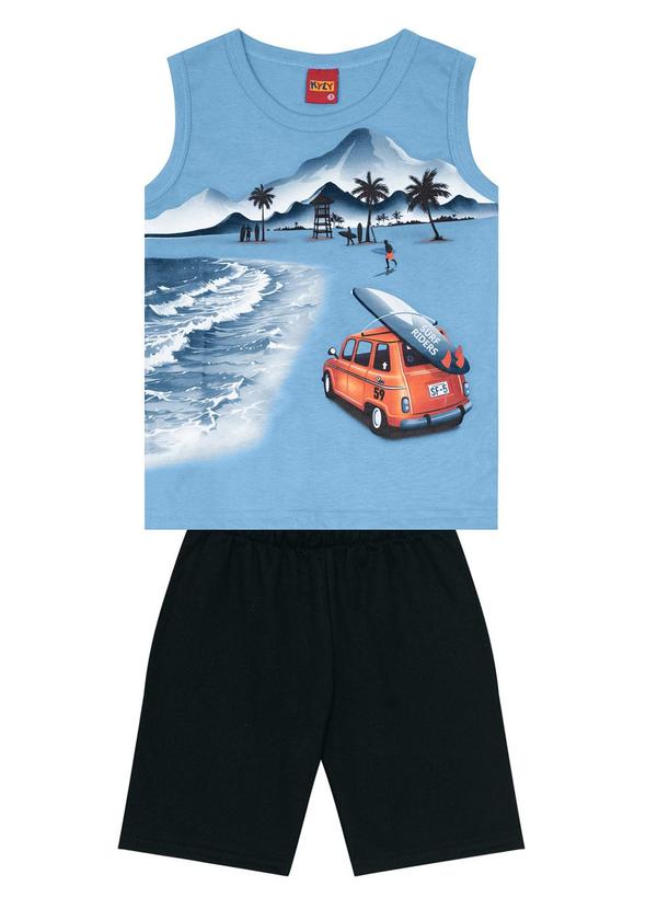 Kyly - Conjunto Infantil Menino Surf Azul 2