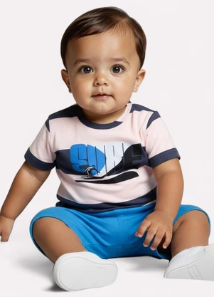 Kyly - Conjunto Infantil Menino Surf Azul - KYLY