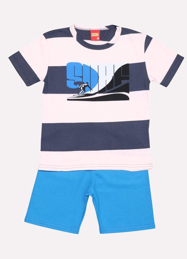 Kyly - Conjunto Infantil Menino Surf Azul 1