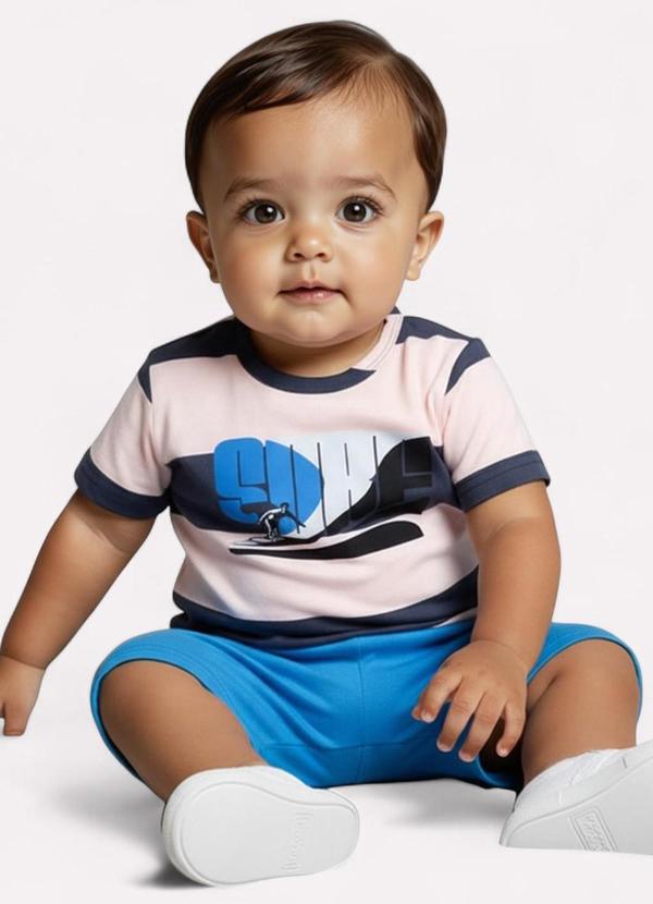 Kyly - Conjunto Infantil Menino Surf Azul 2