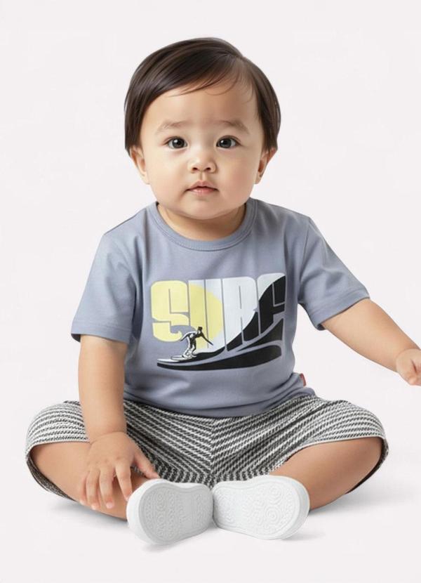 Kyly - Conjunto Infantil Menino Surf Cinza 2