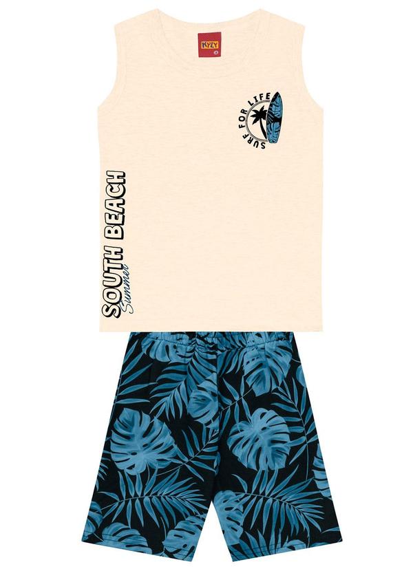 Kyly - Conjunto Infantil Menino Surf Laranja