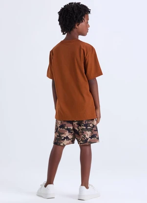 Vida Costeira - Conjunto Infantil Menino T-Rex Club Caramelo - VIDA COSTEIRA