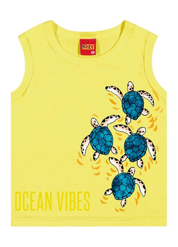 Kyly - Conjunto Infantil Menino Tartaruga Amarelo 2
