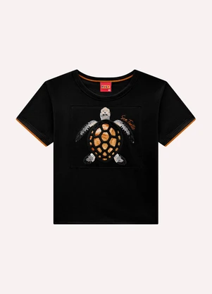 Kyly - Conjunto Infantil Menino Tartaruga Preto - KYLY