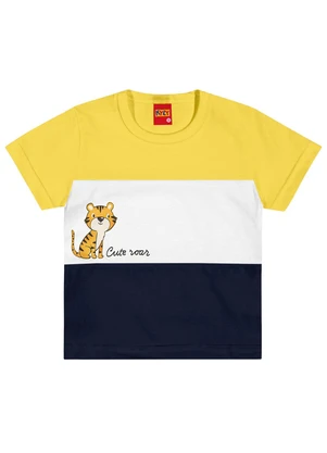 Kyly - Conjunto Infantil Menino Tigre Amarelo - KYLY