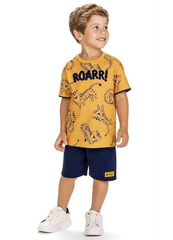 Kyly - Conjunto Infantil Menino Tigre Amarelo