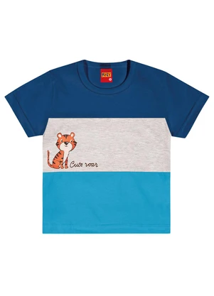Kyly - Conjunto Infantil Menino Tigre Azul - KYLY