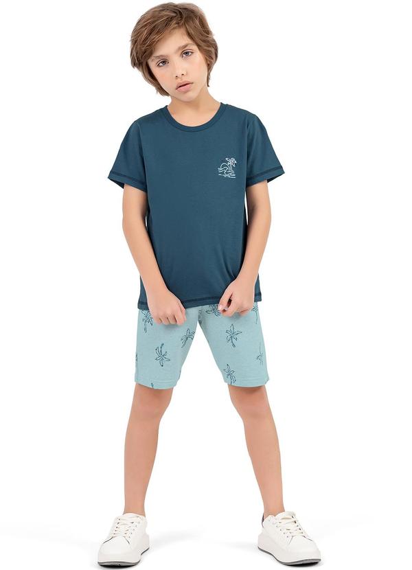 Colorittá - Conjunto Infantil Menino Tropical Colorittá Azul