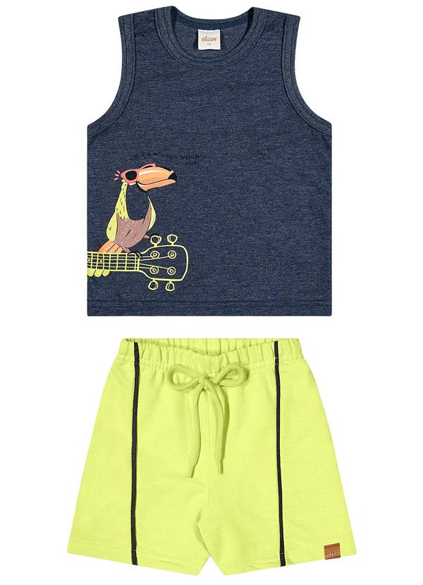 Elian - Conjunto Infantil Menino Tucano Azul