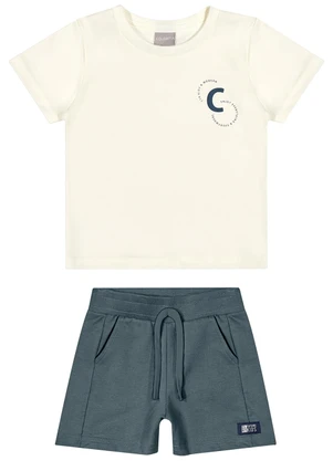 Colorittá - Conjunto Infantil Menino Urban Relevo Bege - COLORITTÁ