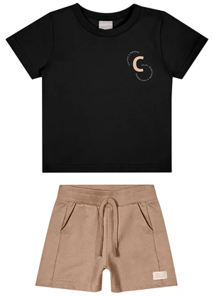 Colorittá - Conjunto Infantil Menino Urban Relevo Preto - COLORITTÁ