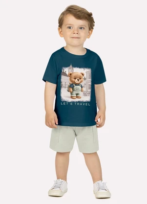Milon - Conjunto Infantil Menino Ursinho Azul - MILON