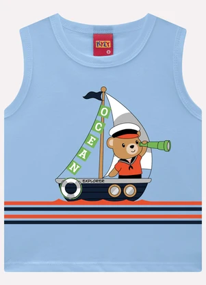 Kyly - Conjunto Infantil Menino Ursinho Azul - KYLY