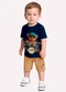 Kyly - Conjunto Infantil Menino Ursinho Verde - variação: Azul