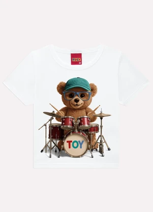 Kyly - Conjunto Infantil Menino Ursinho Branco - KYLY