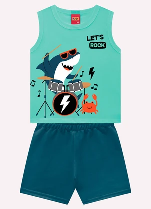 Kyly - Conjunto Infantil Menino Ursinho Verde - KYLY