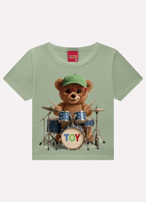 Kyly - Conjunto Infantil Menino Ursinho Verde - KYLY