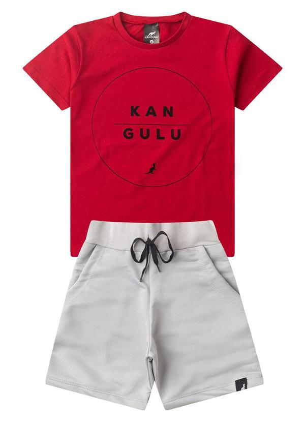 Rosa Azul - Conjunto Infantil Menino Verão Círculo Vermelho