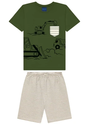 Ddk - Conjunto Infantil Menino Verde - DDK