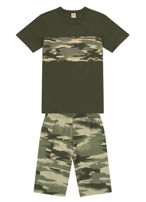 Brandili - Conjunto Infantil Menino Verde - BRANDILI