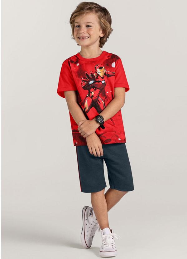 Brandili - Conjunto Infantil Menino Vermelho